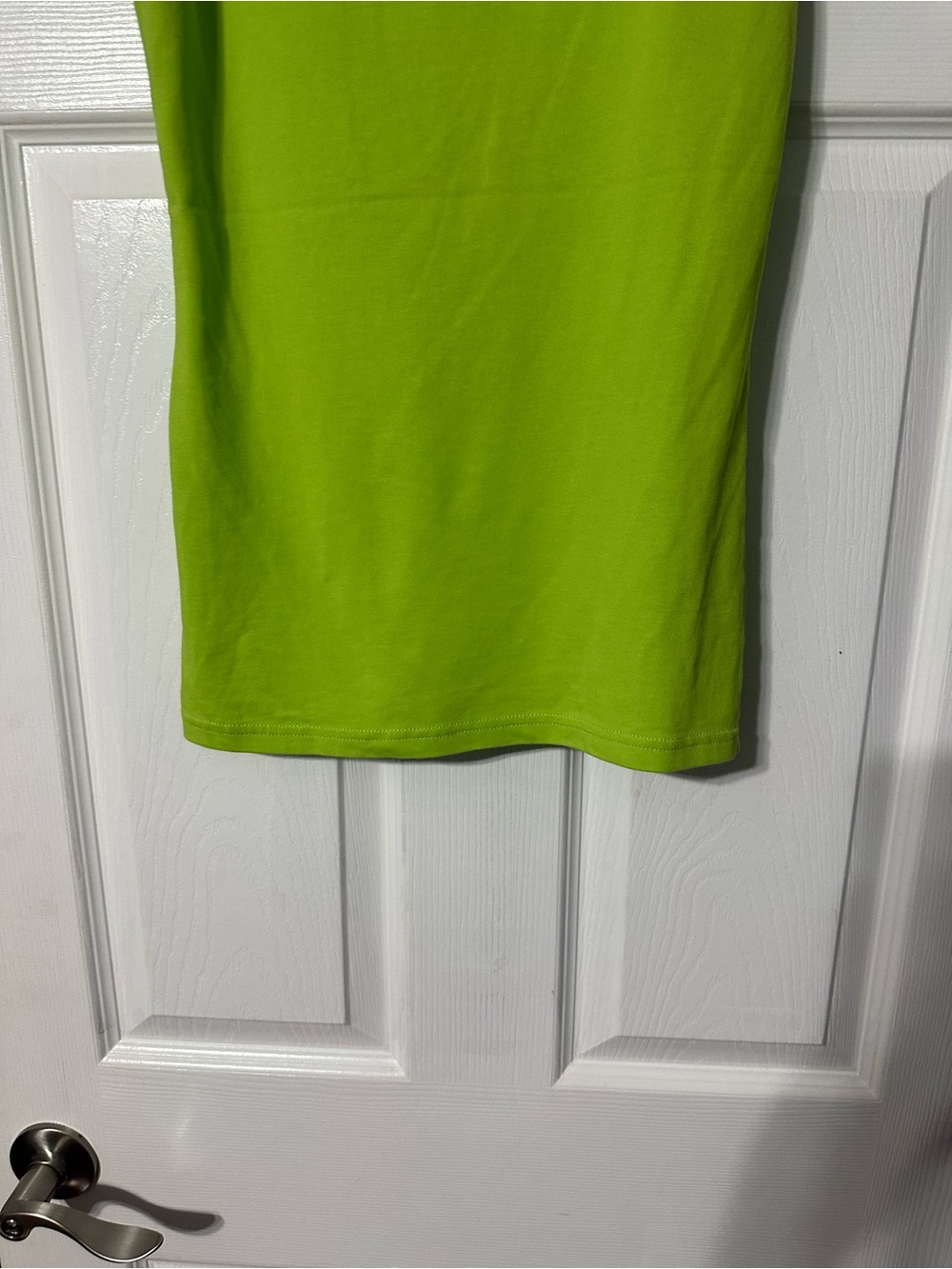 Nike Lime Green Dri-FIT Cotton Tee Tank Top - Picture 9 of 13